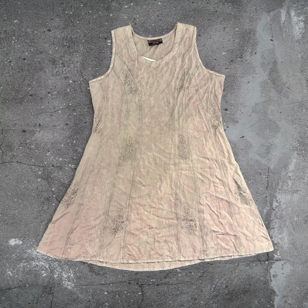 Boho embroidered tunic top lagenlook hippie cottagecore indie made india